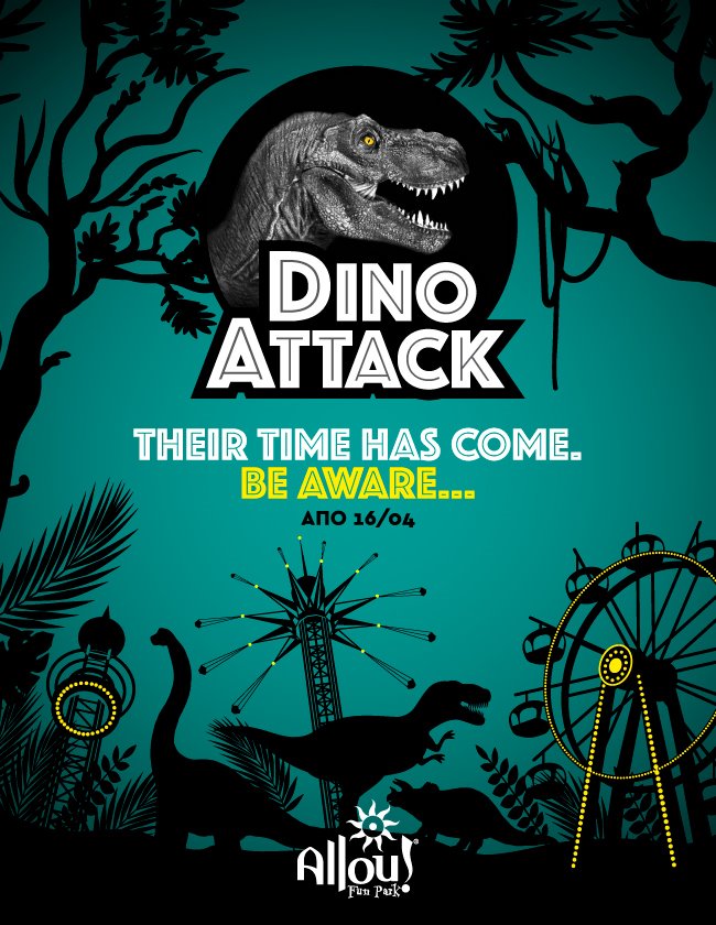 Dino Attack @ Allou! Fun Park